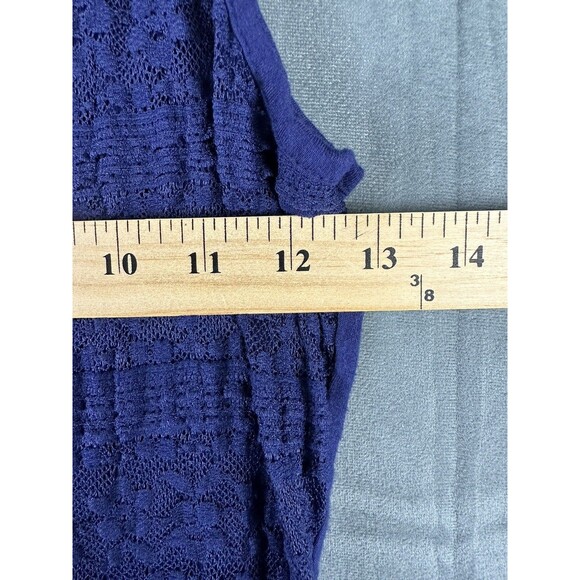 Zenana Outfitters Sand Tank Top Sleeveless Button Front Navy Blue Womens Small - Picture 4 of 5